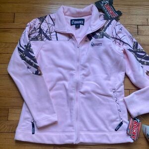 ROCKY BOOTS light pink/camo women’s fleece jacket